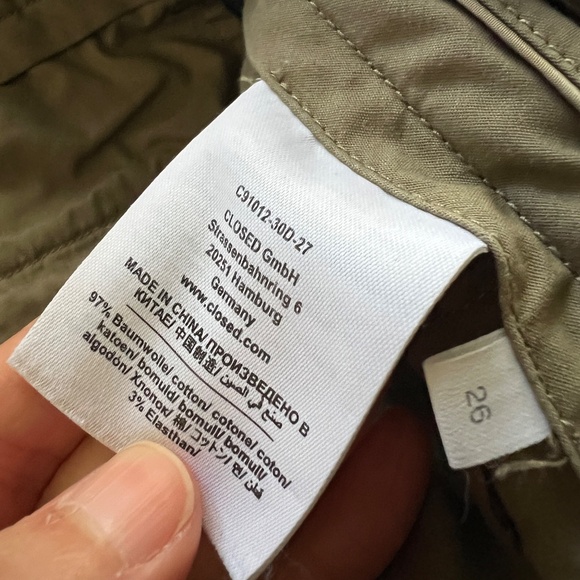 CLOSED Baker Chino Pants Charcoal Grey Size 26 - Picture 6 of 6